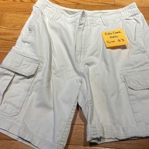 Falls creek mens cargo light color size 33